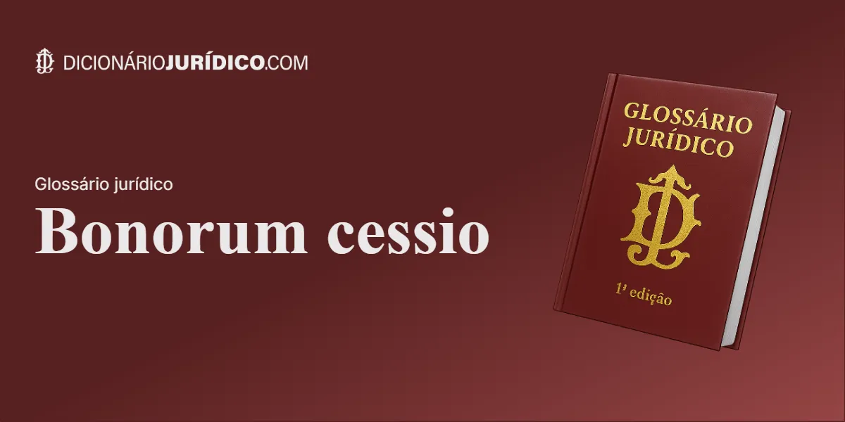 Compartilhe este tutorial: Bonorum cessio