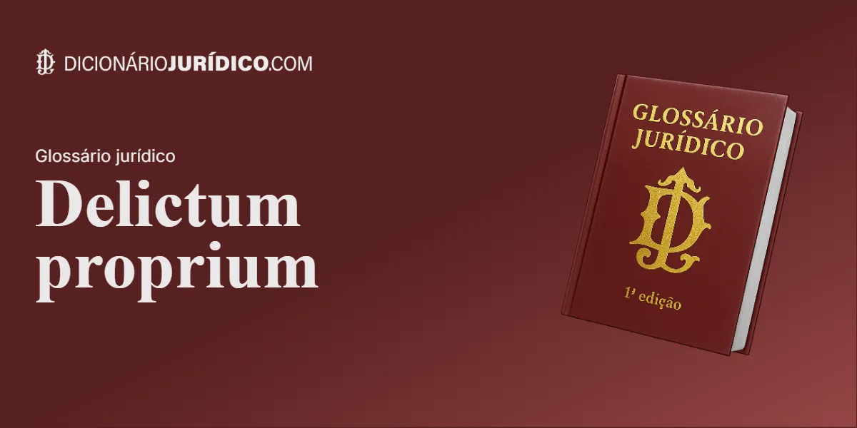Compartilhe este tutorial: Delictum proprium
