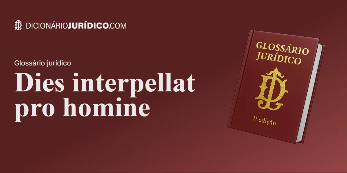 Compartilhe este tutorial: Dies interpellat pro homine