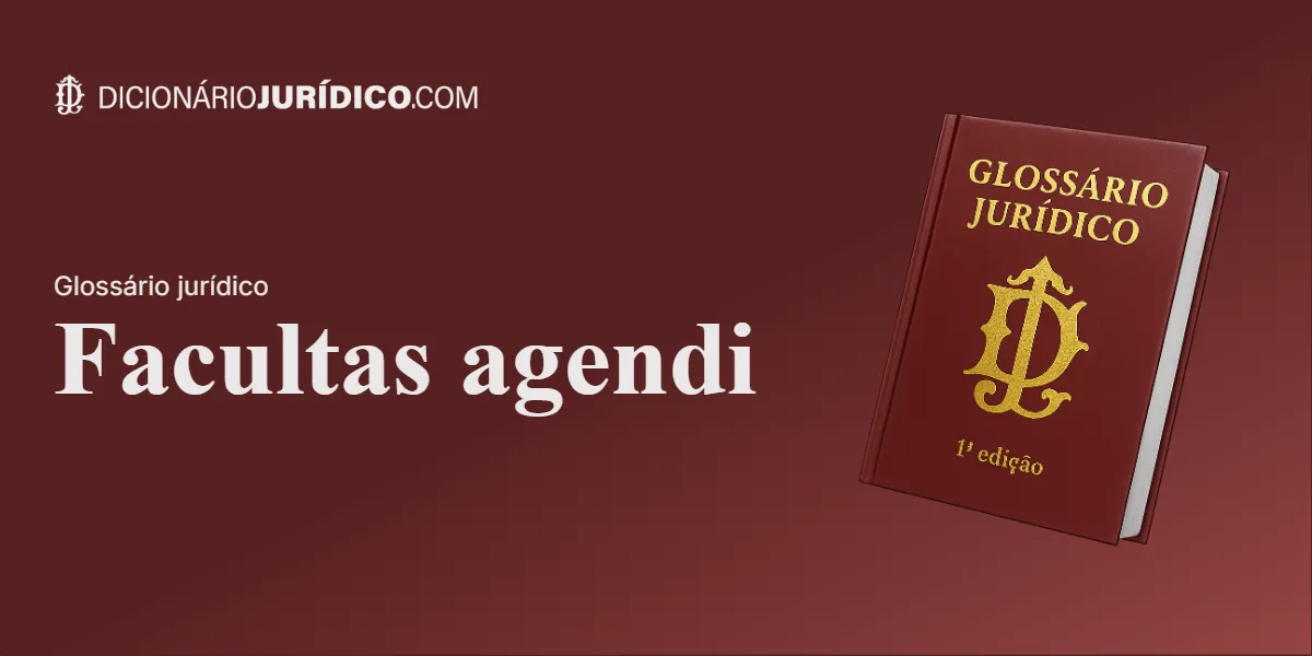 Compartilhe este tutorial: Facultas agendi