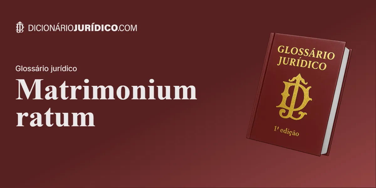 Compartilhe este tutorial: Matrimonium ratum
