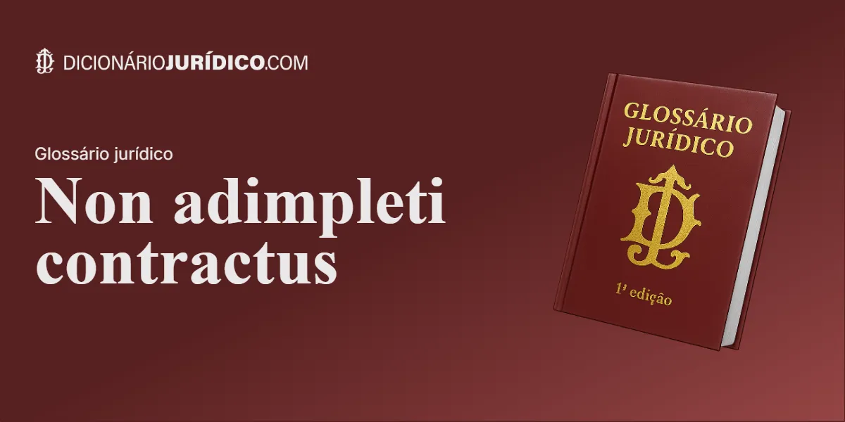 Compartilhe este tutorial: Non adimpleti contractus