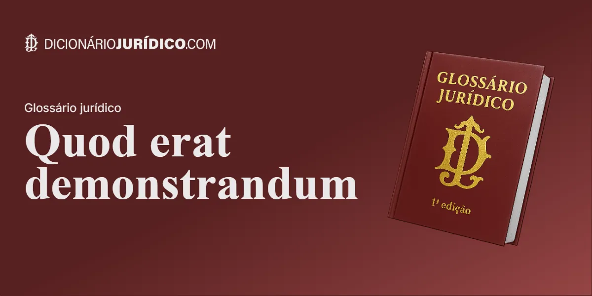 Compartilhe este tutorial: Quod erat demonstrandum