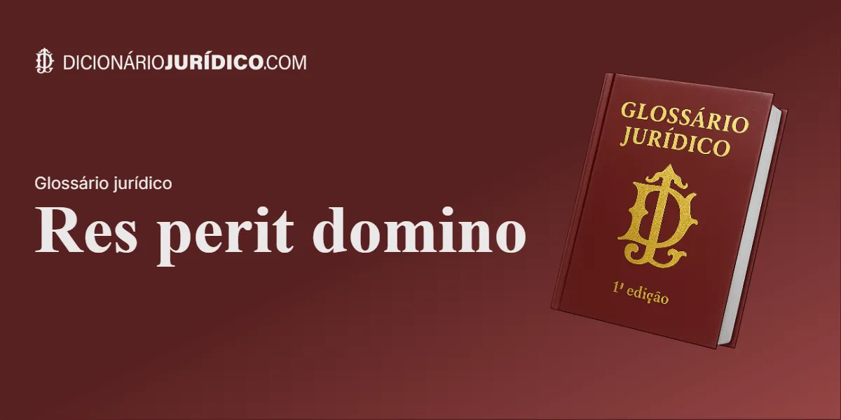 Compartilhe este tutorial: Res perit domino