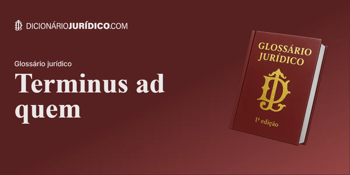 Compartilhe este tutorial: Terminus ad quem