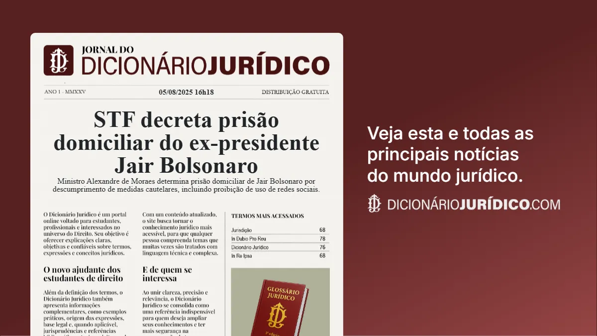 STF decreta prisão domiciliar do ex‑presidente Jair Bolsonaro